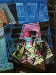 Still Life Before an Open Window, place Ravignan - Juan Gris